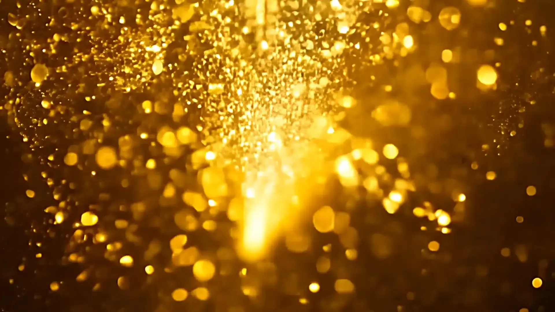 Sparkling Gold Dust Overlay for Elegant Presentations